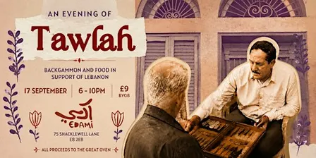 Tawlah (backgammon) and dinner at EDAMI