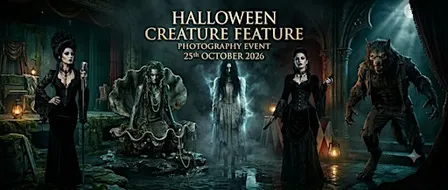 Elvira's Creature Feature Halloween Photoshoot