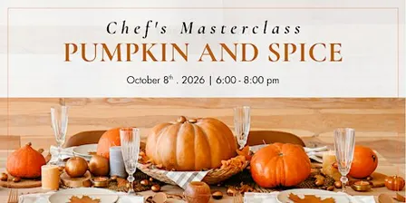 Chef's Masterclass: Pumpkin and Spice