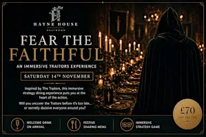 Fear the Faithful - A Traitors themed immersive strategy evening