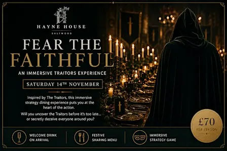 Fear the Faithful - A Traitors themed immersive strategy evening