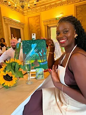 Luxury Paint, Sip & Savour at Leigh Court Mansion