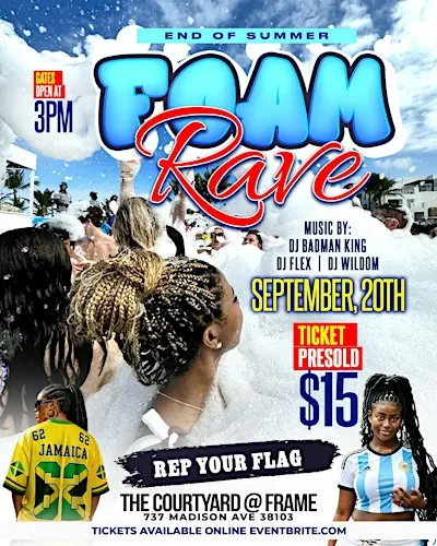 End of Summer Foam Rave
