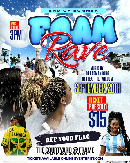 End of Summer Foam Rave