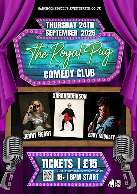 The Royal Pug - Comedy Club - September