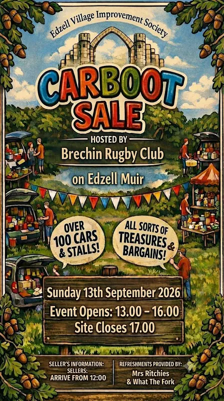 Edzell Car Boot Sale September 2026