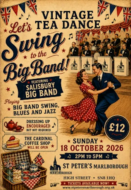 Vintage Tea Dance – Swing to the Big Band At St Peter's