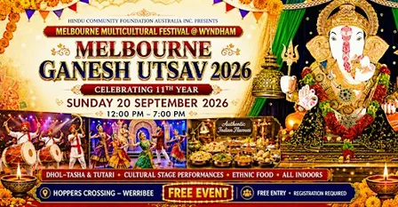Melbourne Ganesh Utsav 2026 @ Encore Events Centre – FREE Entry