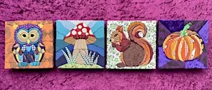 Kinusaiga (Japanese Fabric Art) Workshop: Autumn Harvest & Cosy Woodlands