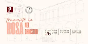Tramonto in rosa nel Chiostro