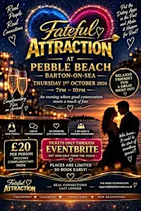 Fateful Attraction – 40+ Singles Night at Pebble Beach