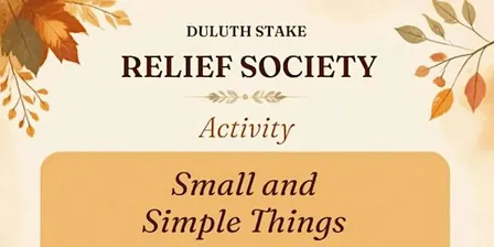 Stake Relief Society Activity for Women of Faith