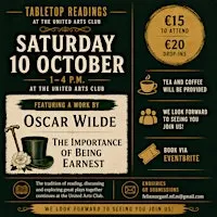 Tabletop Readings: Oscar Wilde
