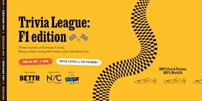 100% Unfiltered - Trivia League: F1 Edition