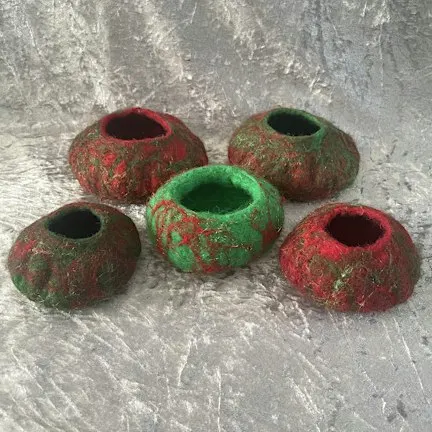 Wet Felting Workshop: Festive Christmas Bowls