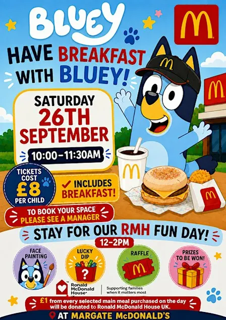 Breakfast with Bluey