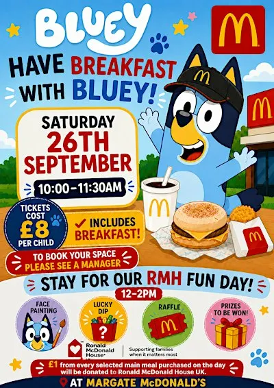 Breakfast with Bluey