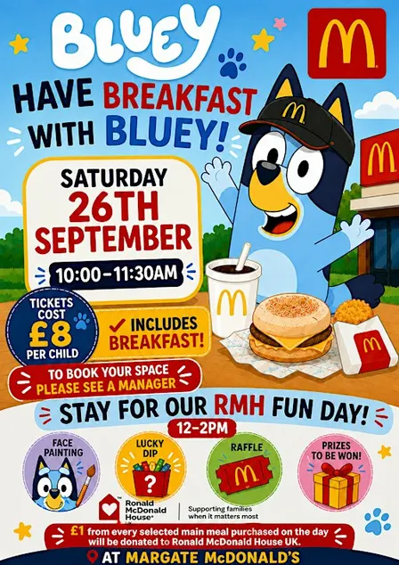 Breakfast with Bluey