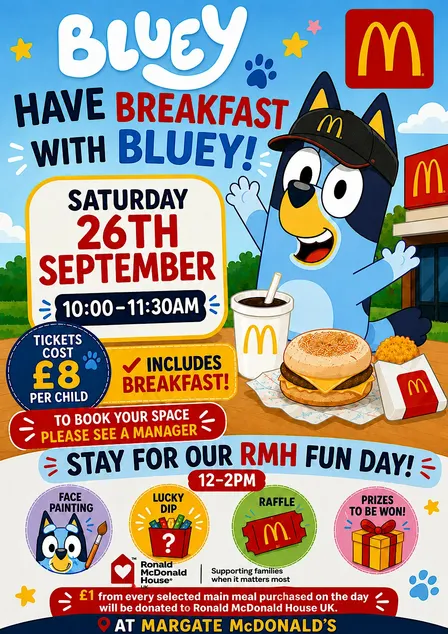 Breakfast with Bluey