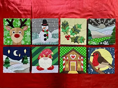 Kinusaiga (Japanese Fabric Art) Workshop: Festive Christmas Collection