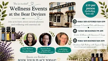 Wellness Events at the Bear - Christmas Gift Making