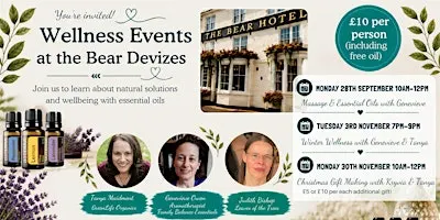 Wellness Events at the Bear - Christmas Gift Making