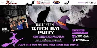 Halloween Witch Hat Party