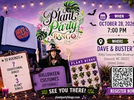 Plant Party Bingo: A Spooky Night at Dave & Buster's