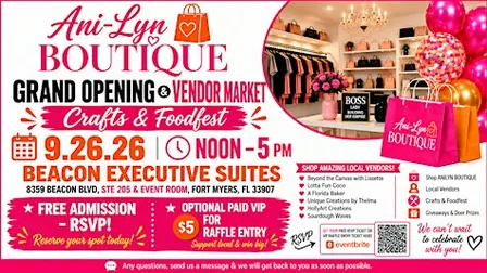 AniLyn Boutique Grand Opening, Crafts & Vendor Market