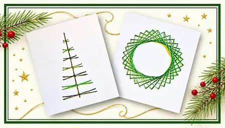 Embroidered Cards and Tags