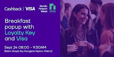 Breakfast popup with Loyalty Key and Visa
