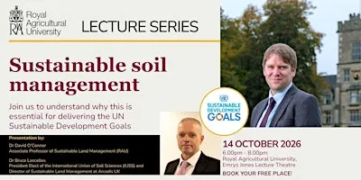 Sustainable Soil Management ~ RAU Lecture Series 2026