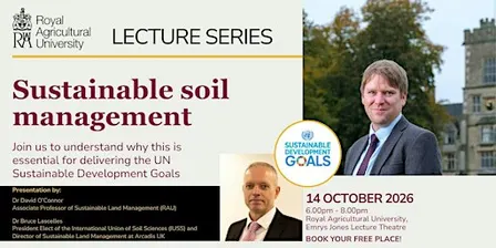 Sustainable Soil Management ~ RAU Lecture Series 2026