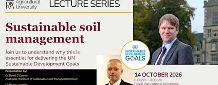 Sustainable Soil Management ~ RAU Lecture Series 2026