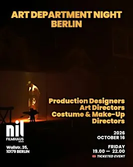 ART DEPARTMENT NIGHT BERLIN — OCTOBER 2026