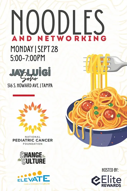 Noodles & Networking: Supporting the National Pediatric Cancer Foundation