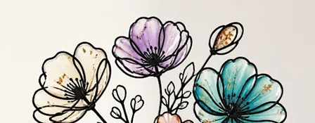 Floral Suncatchers - A UV resin window or wall art craft class