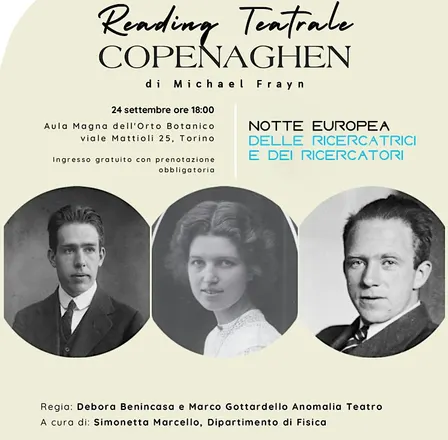 COPENAGHEN di Michael Frayn - Reading Teatrale