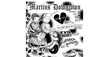 Tuff Luvs with Gacked, Evil Engines, & Armed Spiders at Martin's Downtown