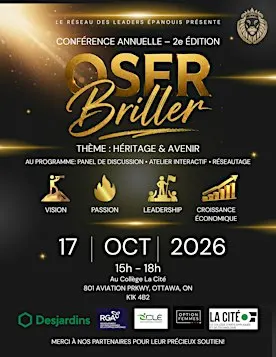 CONFERENCE OSER BRILLER 2026