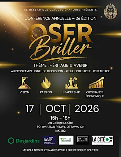 CONFERENCE OSER BRILLER 2026