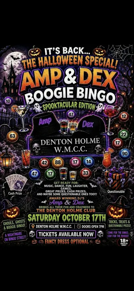 Amp&Dex Boogie Bingo