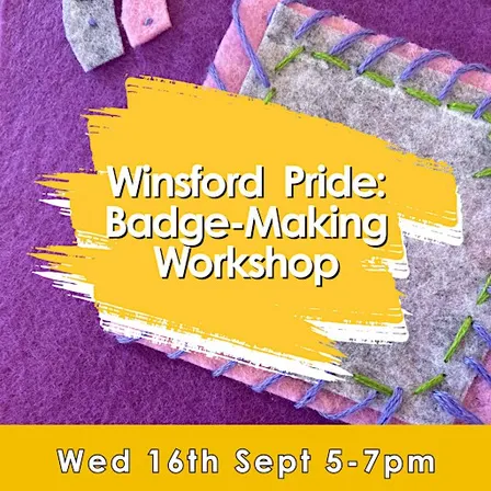 Northwich Pride Badge-making Workshop