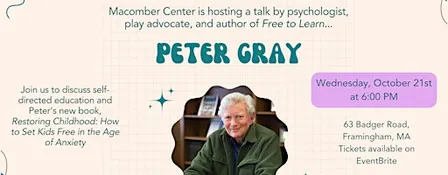 An Evening with Peter Gray