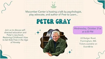 An Evening with Peter Gray