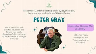 An Evening with Peter Gray