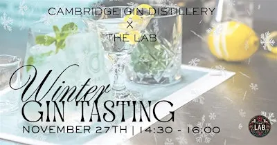 Cambridge Gin Tasting Experience - Festive Edition