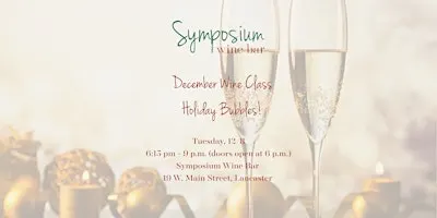 Holiday Sparkling Wine and Cheese Class