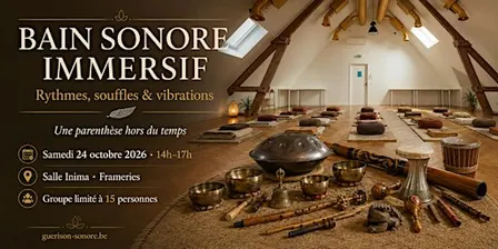 Bain sonore immersif – Rythmes, souffles & vibrations
