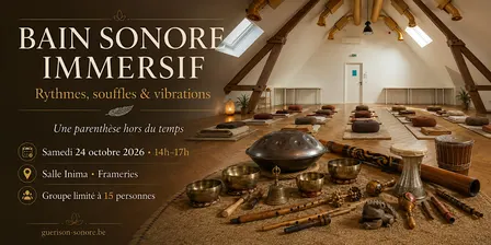 Bain sonore immersif – Rythmes, souffles & vibrations